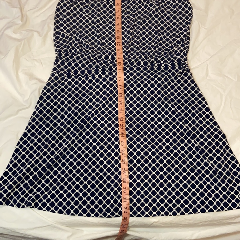 Valerie bertinelli navy blue dress size 14 great condition never worn - Picture 6 of 7